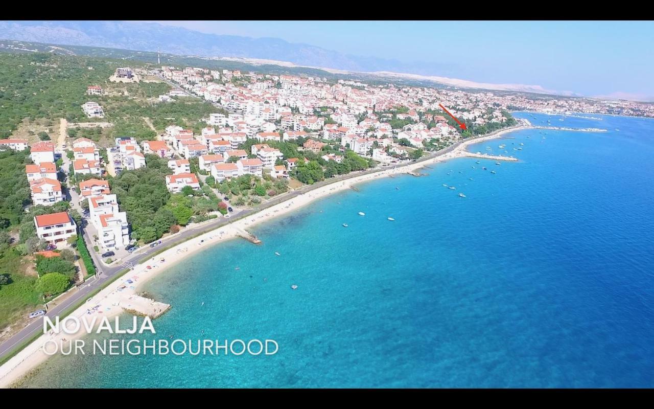 Ivana Apartment With Terrace Novalja Dış mekan fotoğraf